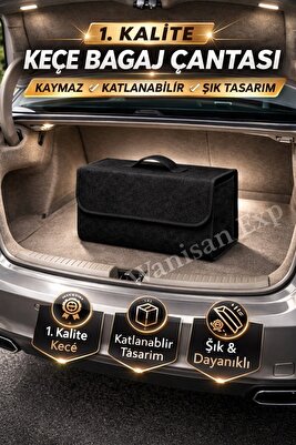 Exp Oto Bagaj Düzenleyici Araç Içi Organizer Araba Bagaj Çantası Keçe Aksesuar Aparat Çanta ürün fotoğrafı