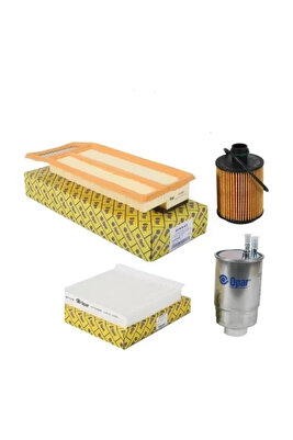 Fiat-linea Fiat 1.3 Multijet Euro 5 (95 HP) Filtre 4'lü Bakım Seti (HAVA-YAĞ-POLEN-MAZOT 4'LÜ SET) ürün fotoğrafı