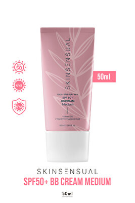 BB Krem Medium 50ml | 50 Spf Uva/Uvb Pa++++ | Leke Oluşumunu Önlemeye Yardımcı, Aydınlık ve Canlılık ürün fotoğrafı