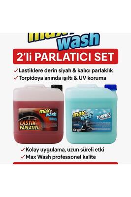 Max Wash 4 Kg Oto Lastik Parlatıcı Ve 4 Kg Torpido Parlatıcı Süt. ( Özel Seri) ürün fotoğrafı