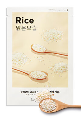 Pirinç Özlü Aydınlık ve Pürüzsüz Görünüm Sunan Yaprak Maske Airy Fit Sheet Mask (Rice) ürün fotoğrafı