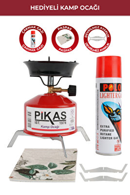 Iksa Devrilmez Ayaklı Portatif Kamp Ocağı, Çaydanlık Halısı Hediye ürün fotoğrafı