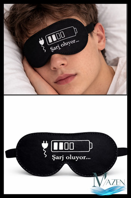 Yıkanabilir Uyku Maskesi Göz Bandı Şarj Oluyor ürün fotoğrafı