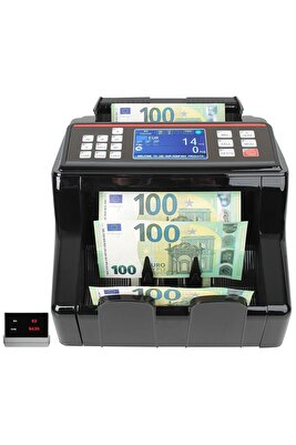 Gb8200 Karışık Para Sayma Makinesi - Tl - Euro - Usd - Türkçe Sesli Uyarı Müşteri Ekranı ürün fotoğrafı