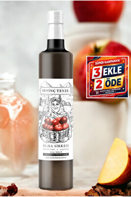 Doğal Fermantasyon Elma Sirkesi, Apple Cider Vinegar 500ml ürün fotoğrafı