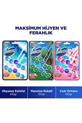Tuvalet Bloğu 100 G Çam Ormanı 100 X1 Manolya Buketi 100 G X1 Okyanus Esintisi 100 G X1 ürün fotoğrafı