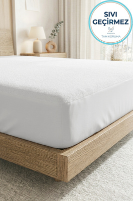 %100 Sıvı Geçirmez Pamuklu Sıvı Geçirmez Bebek &amp; Çocuk &amp; Tek &amp; Çift Kişilik Yatak Koruyucu Alezi ürün fotoğrafı