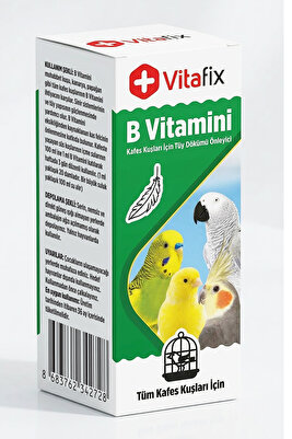 Kuşlar için B Vitamini ( Tüy Dökülmesine Karşı Vitamin ) ürün fotoğrafı