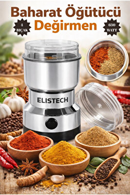 Elektrikli Kahve Ve Baharat Öğütücü Çelik Öğütücü Değirmen Ev Tipi ürün fotoğrafı