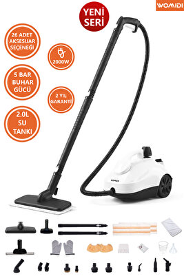 SW618-D Çok Fonksiyonlu 28 Parça Buharlı Temizleyici Paspas - Buharlı Temizlik Makinası ürün fotoğrafı