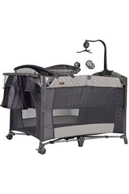 8023 Miami 70x110 Anne Yanı Beşik Oyun Parkı Yatak ürün fotoğrafı