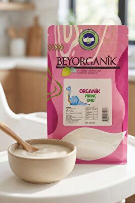 ORGANİK Pirinç Unu 500gr (PESTİSİT ve AFLATOKSİN ANALİZLİ) ürün fotoğrafı