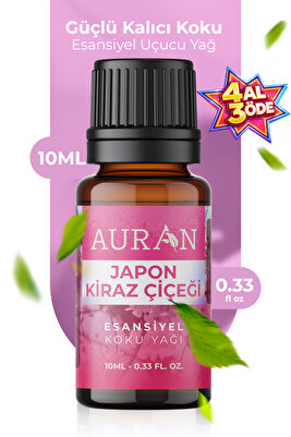 Japon Kirazı Esansiyel Uçucu Koku Yağı Difüzör Esansı Buhurdanlık Yağı Aromaterapi Yağı 10ml ürün fotoğrafı