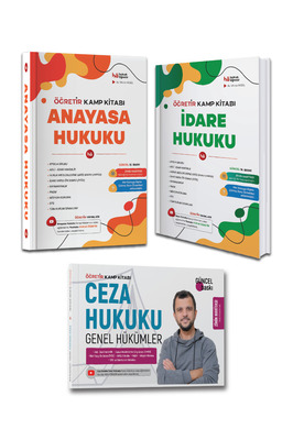 2026 Anayasa - Idare - Ceza Hukuku Öğretir Kamp Seti Kitapları - Hakimlik - Hmgs - Paem - Kpss ürün fotoğrafı