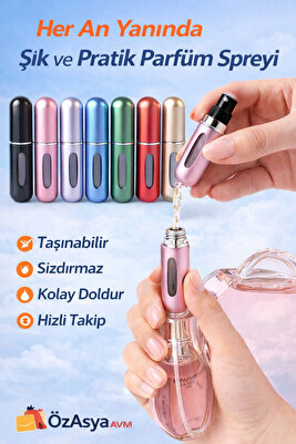 Mini Parfüm Atomizer Doldurulabilir Parfüm Şişeleri Boş ürün fotoğrafı