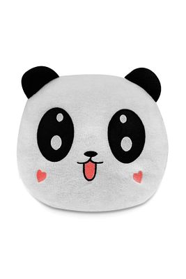 Panda Figürlü Kalp Yanaklı Sevimli Peluş Yastık, Yavru Panda Yastık, Hediyelik Yastık ürün fotoğrafı
