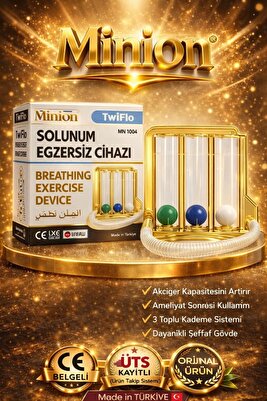 Triflo Solunum Egzersiz Cihazı 3 Üfleme Topu (Nefes Egzersiz Aleti) ürün fotoğrafı