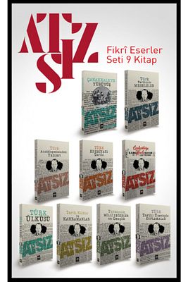 Atsız Fikri Eserler Seti 9 Kitap/hüseyin Nihal Atsız ürün fotoğrafı