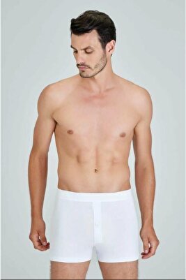 Matt 2 Li Erkek Boxer Beyaz ürün fotoğrafı