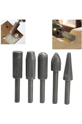 Matkap Için Eğe Törpü Seti Ahşap Metal Ince Diş Aşındırma Törpüleme Freze Uç Seti 5 Parça ürün fotoğrafı