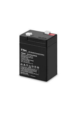 6v4ah 20hr Valve Regulated Rechargeable Battery 6 Volt 4 Amper Bakımsız Kuru Akü 6v 4ah Akü ürün fotoğrafı