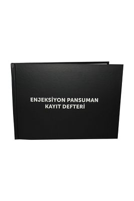 Enjeksiyon Pansuman Kayıt Defteri 200 Sayfa-sert Cilt Kapak ürün fotoğrafı