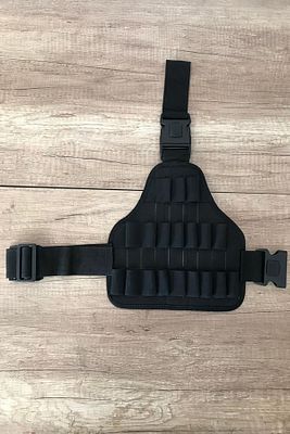 Siyah Ayarlanabilir Avcı Bacak Kılıfı ürün fotoğrafı