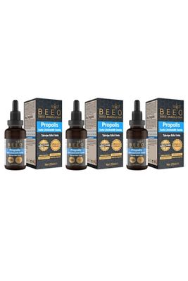 3 Adet 20 Ml Suda Çözünür Propolis Damla ürün fotoğrafı