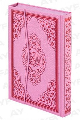 Kuranı Kerim Bilgisayar Hatlı Pembe Renkli Orta Boy ürün fotoğrafı