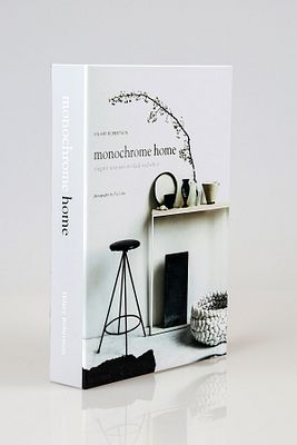 Monochrome Home Dekoratif Kitap Kutu ürün fotoğrafı