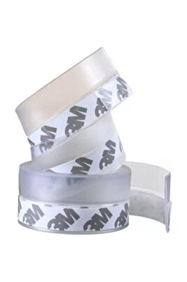 Şeffaf Rüzgar Geçirmez Silikon Sızdırmazlık Şeridi Kapı Sızdırmazlık Şeridi Cam Kapi Pencere Bant ürün fotoğrafı