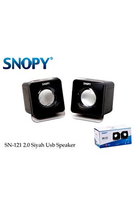 Sn-121 1+1 Masa Üstü Usb Speaker (siyah) ürün fotoğrafı