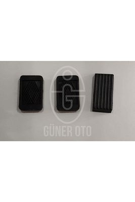 Renault R12 Toros Debriyaj Fren Gaz Pedal Lastiği 3 Parça ürün fotoğrafı