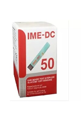 Ime-dc Kan Şekeri Ölçüm Strip Çubuğu 50 Adet - Test Cihazları ürün fotoğrafı