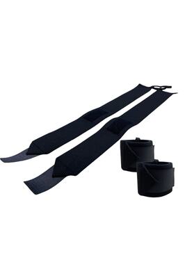 Halter & Fitness & Crossfit Bilek Bandajı 50 X 6 Cm - Wrist Wraps El Bilek Sargısı - 1 Çift ürün fotoğrafı