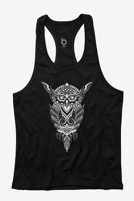 Owl Fitness Gym Tank Top Sporcu Atleti ürün fotoğrafı