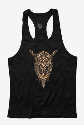 Owl Fitness Gym Tank Top Sporcu Atleti ürün fotoğrafı
