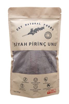 Siyah Pirinç Unu 500 Gr ürün fotoğrafı