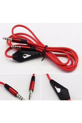 Mikrofonlu Aux Kablosu 3.5 Mm Altın Uçlu Jak Süper Kalite Jack ürün fotoğrafı