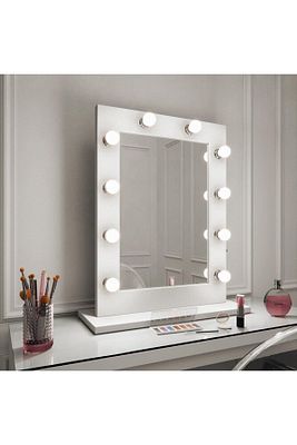 Işıklı Makyaj Aynası 65x45 cm Ampuller Dahil ürün fotoğrafı