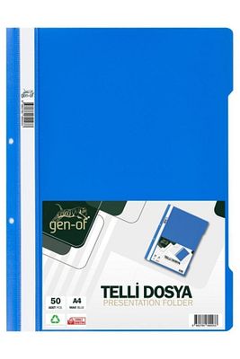 Mavi Telli Dosya A4 50 Li Paket ürün fotoğrafı