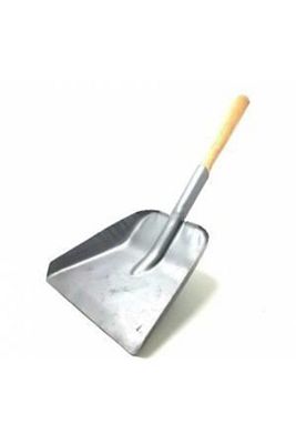 Geniş Metal Faraş Kürek Soba Küreği Çöpçü Küreği Saplı ürün fotoğrafı