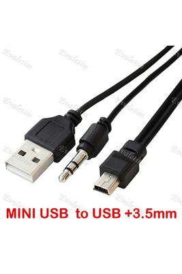 Mp3 Mp4 Müzik Kutusu Usb Şarj Ve 3.5mm Aux Kablosu 5127 To 5 Pin Mini Çevirici Dönüştürücü Adaptör ürün fotoğrafı