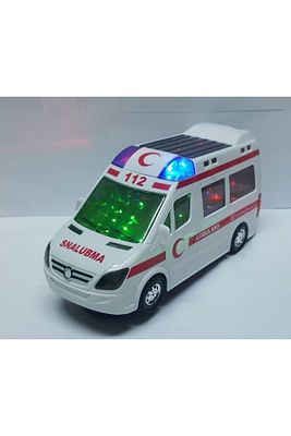 Oyuncak Ambulans Araba Sesli Işıklı ürün fotoğrafı
