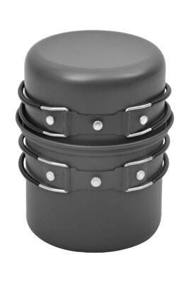 Kamp Mini Tencere Tava Seti ürün fotoğrafı