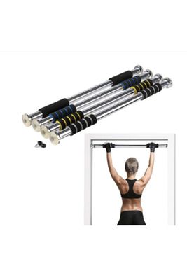 Koridor Kapı Barfiksi Barfix Aleti Çubuğu Çekme Barı 80-130 Cm Arası Barfiks Demiri Barı ürün fotoğrafı