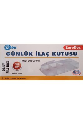 Günlük Ilaç Kutusu ürün fotoğrafı