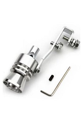 Üniversal Egzoz Islık Aparatı Egzoz Ucu Turbo Sesi Large 29 Mm Krom ürün fotoğrafı