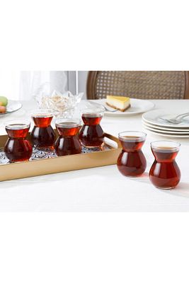 Etnik Cam 6'lı Çay Bardağı 140 ml 8221SERI ürün fotoğrafı
