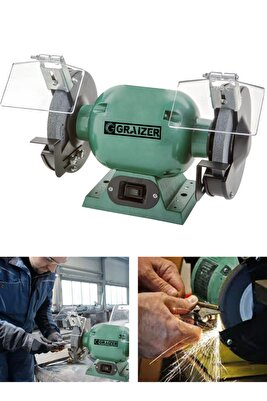 Alman Turbo-3000 Çark Motoru Zimpara Balta Bıçak Bileme Makinesi Tas Motoru Taslama 175 mm ürün fotoğrafı